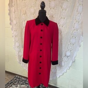 Red Chic Vintage Coat